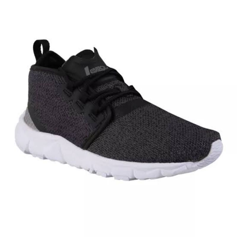 Sepatu League Mid Hitam Lari Cowo Kumo Chukka Running Shoes Pria Original