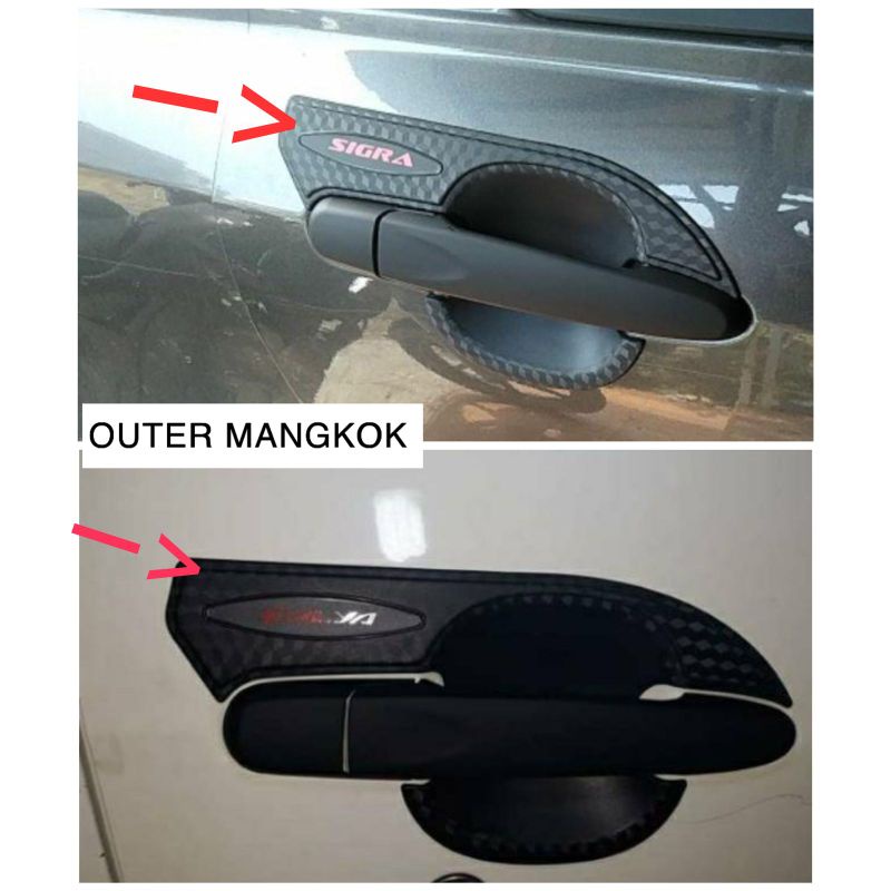 Calya Sigra Mangkok pintu outer handle carbontivo JSL