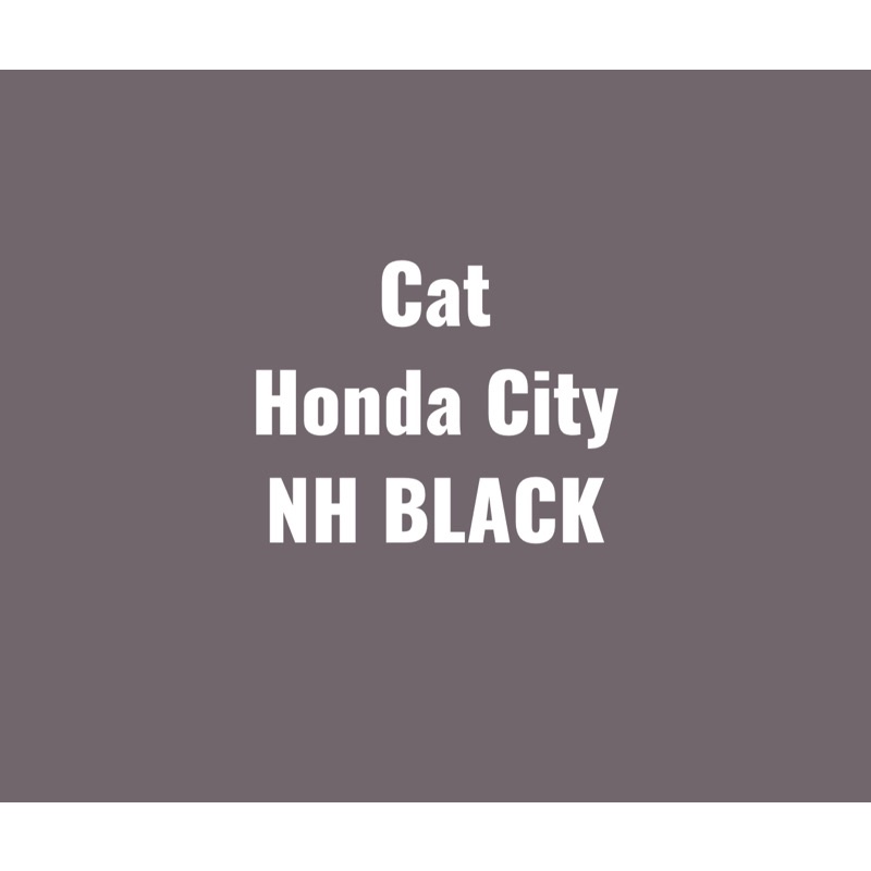 Cat Honda city NH BLACK