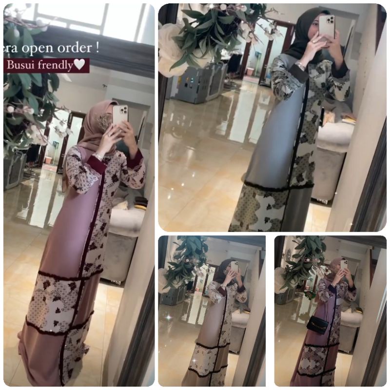 (COD) AURAA DRESS KALEELA REFERENSI / SYIFA DRESS /JAVINA / GAMIS