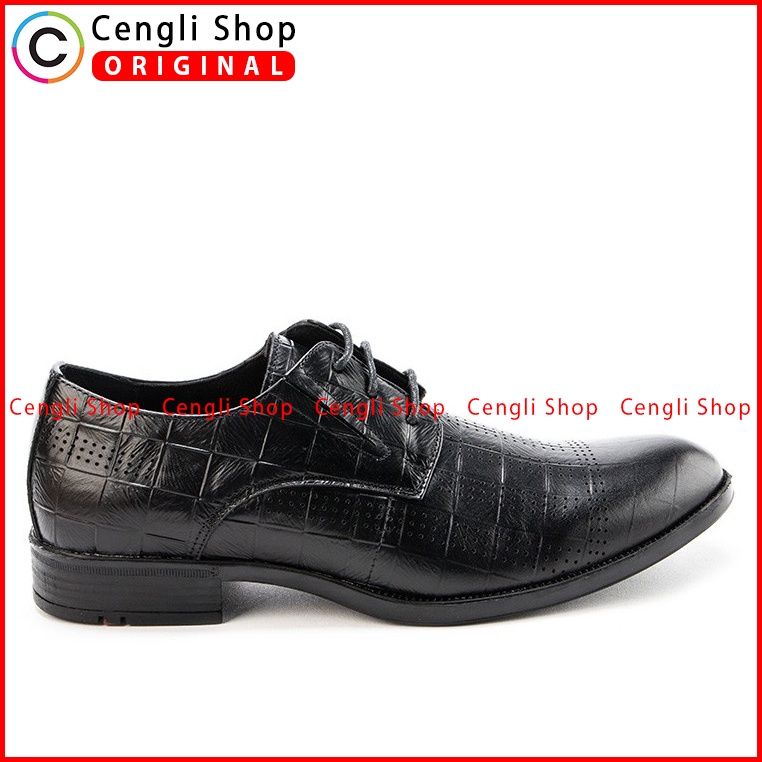 SEPATU FORMAL JIM JOKER PRIA ORIGINAL PANTOFEL KULIT ASLI HITAM JJ05