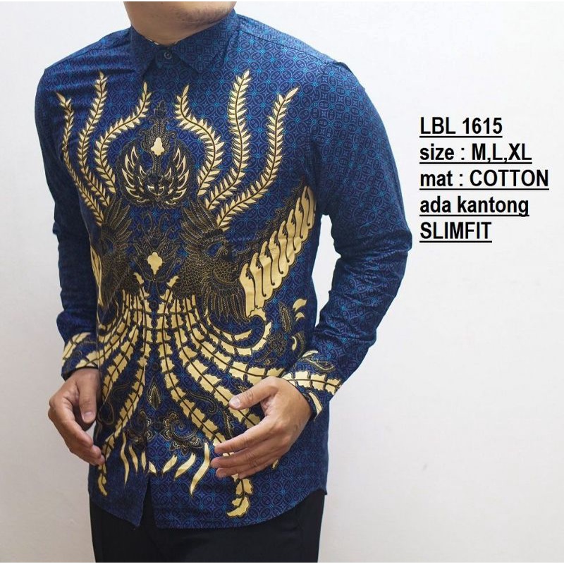 LuigiBatani batik modern slimfit
