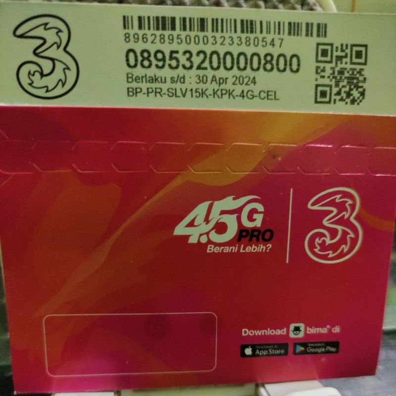 nocan/nomor cantik tri three kwartet