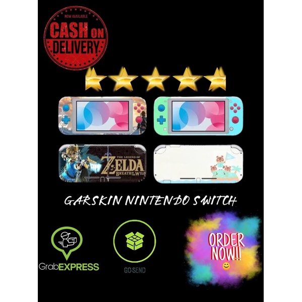 GARSKIN/STICKER NINTENDO SWITCH BISA CUSTOM