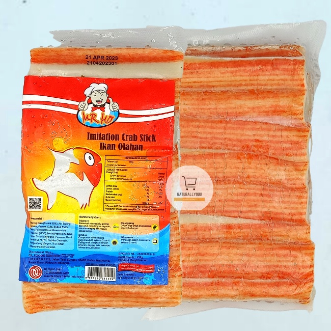 Mr Ho / Mr. Ho Crab Stick 250gram Crab Stik Kepiting