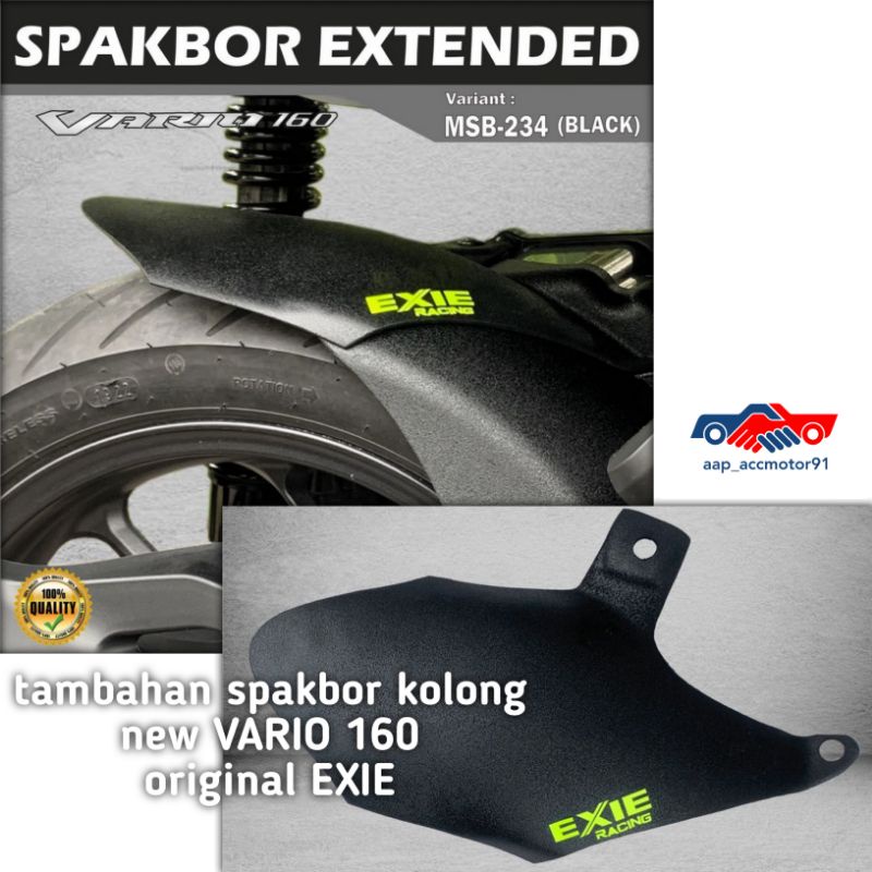 hugger spakbor kolong NEW VARIO 160 exie