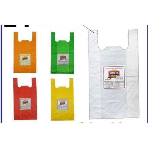 Tas Kantong Plastik Kresek sablon ukuran plastik HDPE Custom Sablon Free desain