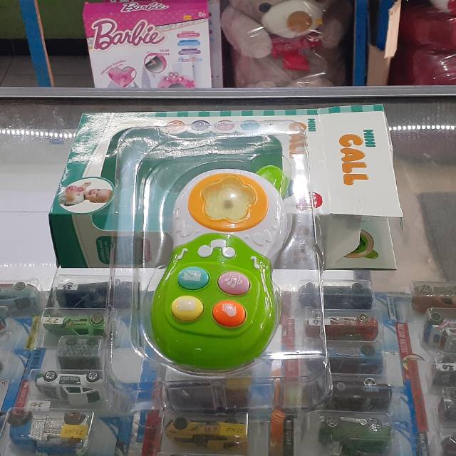  Mainan anak hp mini call ada musik dan lampu Shopee 