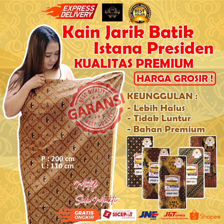 Kain Batik kain Jarik Batik Prodo Solo Motif Sidomukti Jarit Seserahan Sewek Nikahan jarik siraman