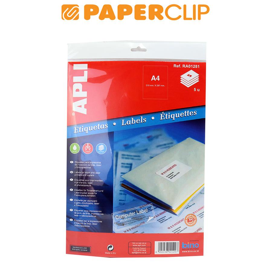 

LABEL APLI RA01281 210X297 5S