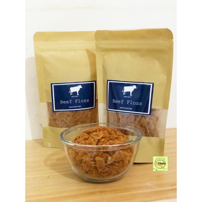 

Abon Sapi Curah Premium - daging sapi olahan - abon premium - abon sapi manis - olahan daging sapi - beef flozz - beef topping