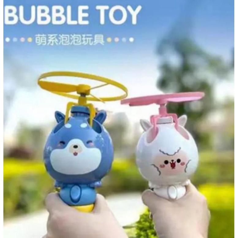 Mainan gelembung sabun Bubble Toy Flight Launcher