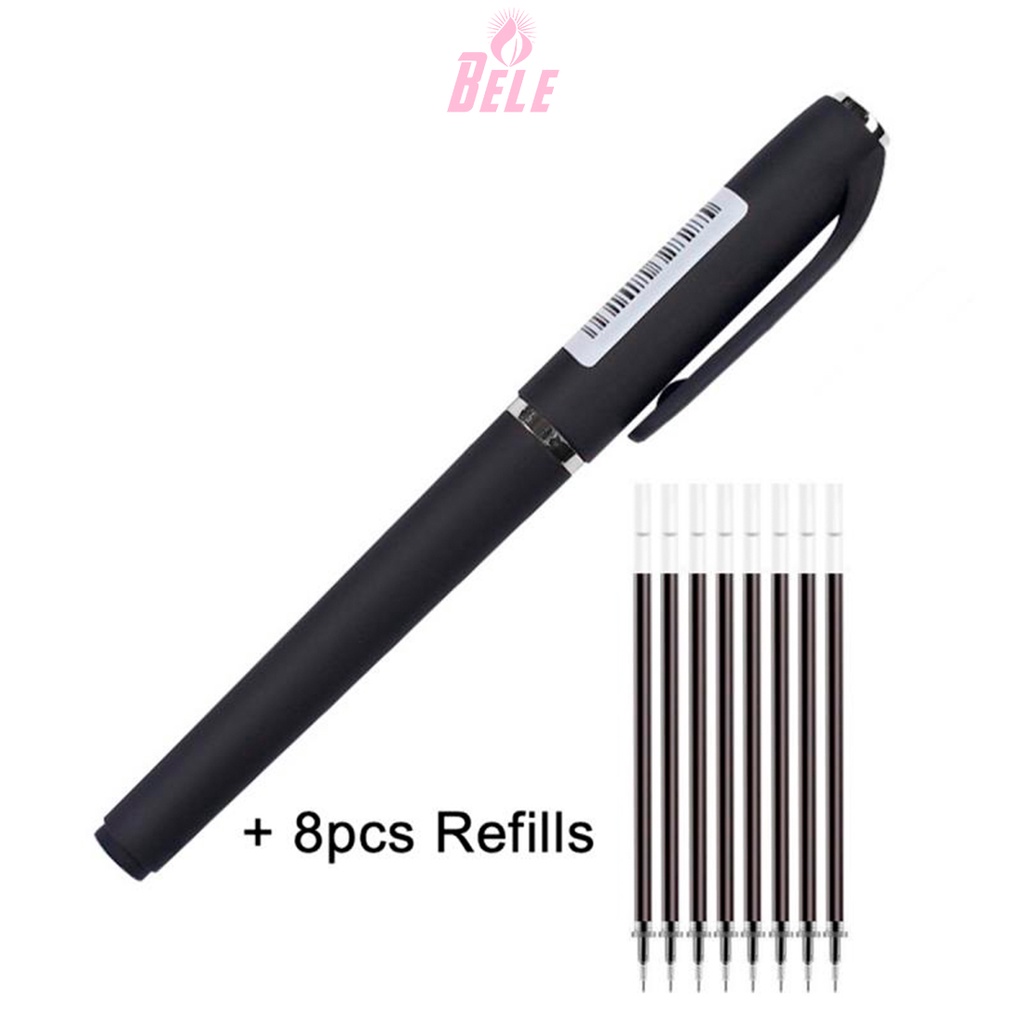 

BELE Pulpen Gel Wired Steel Clip tinta Merah