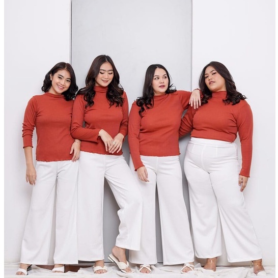 Knit Longsleeve Top Lengan Panjang (XL - XXL)