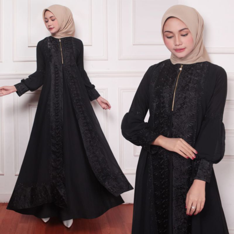 GAMIS ABAYA TURKEY  BUSUI FULL MEWAH