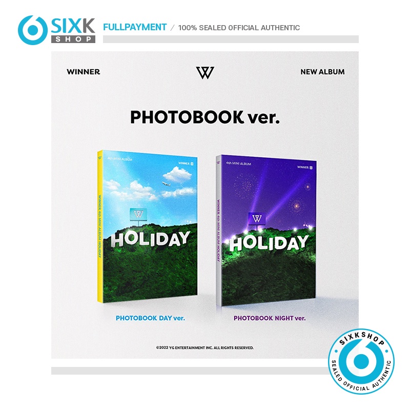 WINNER - 4th Mini Album HOLIDAY (Photobook ver.) + YG select POB