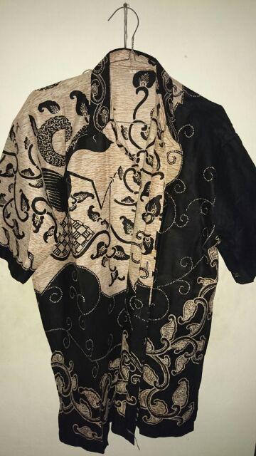 Kemeja Batik Pria Lengan Panjang Size M L Xl Xxl Bswart Batik Hrb026 Kenongo Hem Panjang Padi