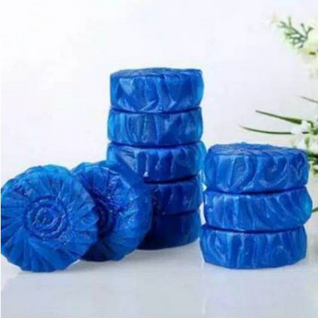 Tablet biru pembersih penyegar closet