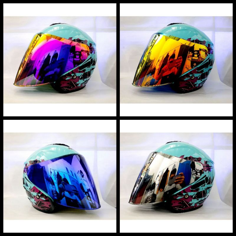 Helm G2 Optimax Original visor Iridium size m, l, xl