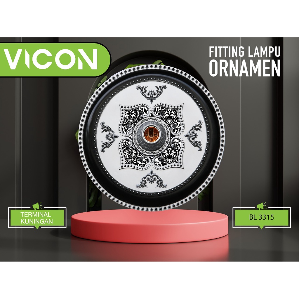 Fitting lampu Plafon / Fitting Hias Modern / fitting lampu vicon
