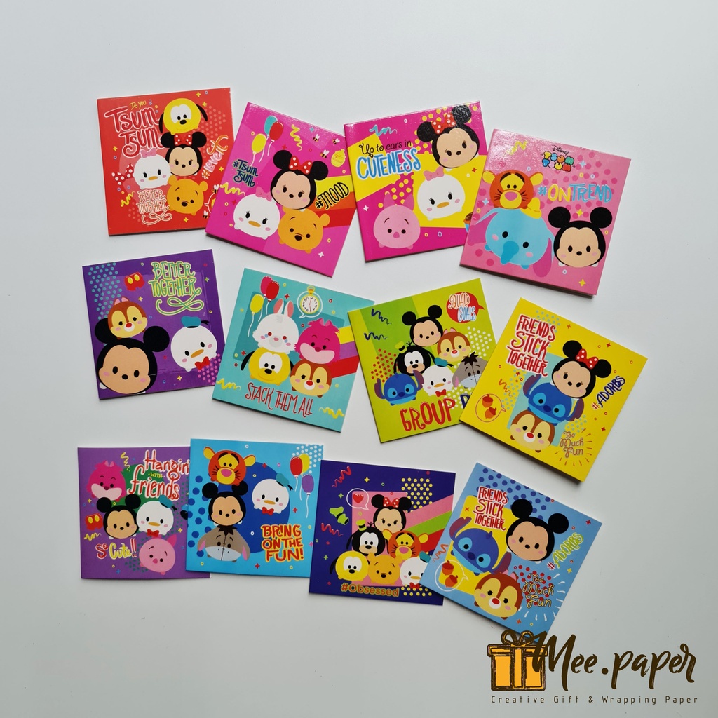 

Kartu Ucapan + Amplop Kecil Sansan Wawa, Tsum Tsum, Gift Card / Greeting Card