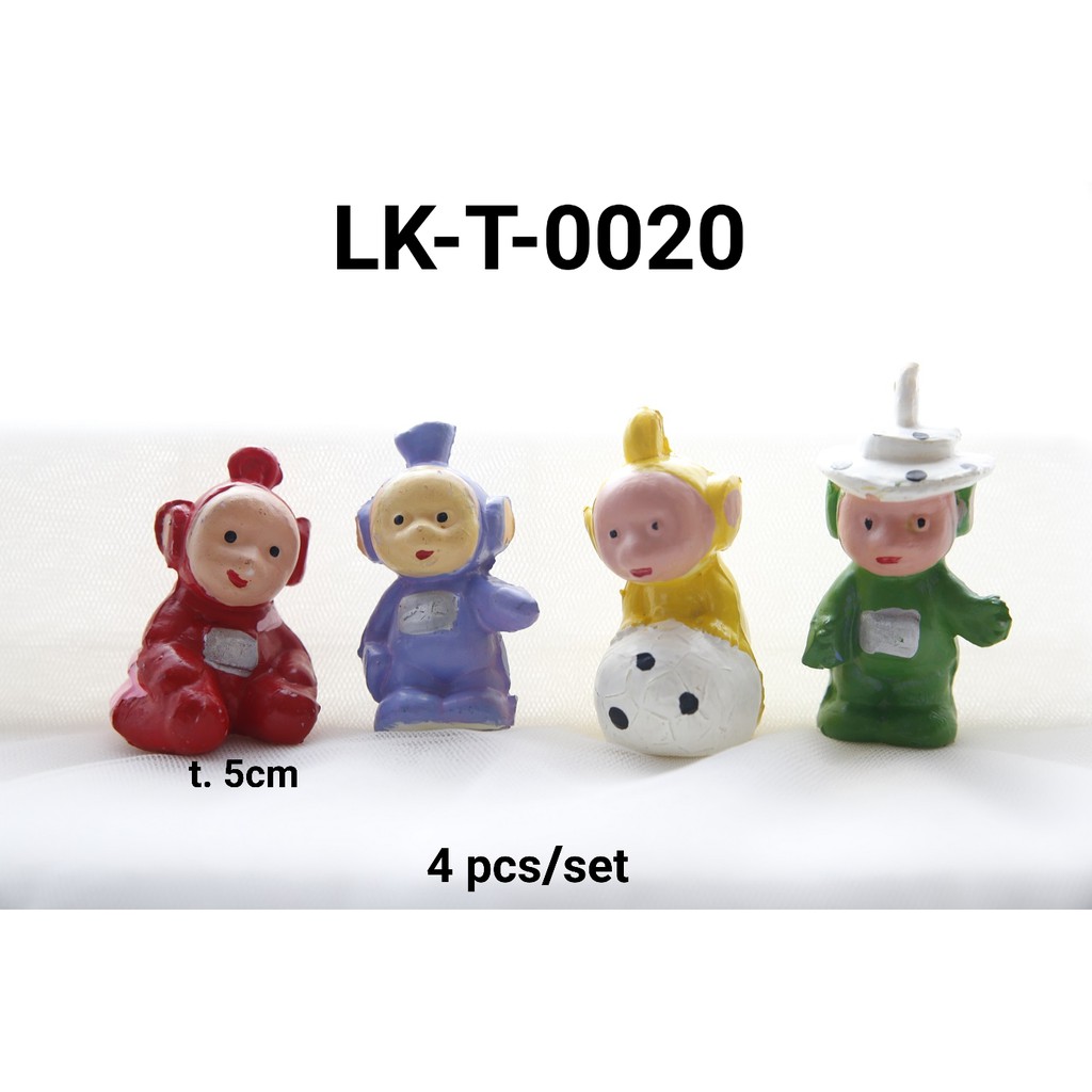 LK-T-0020 Topper mainan KARAKTER lokal Teletubbies sekolah yamama baking