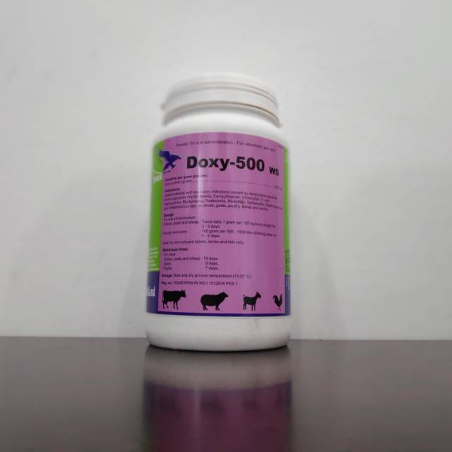 DOXY 500 WS UNTUK HEWAN TERNAK isi 1 kg
