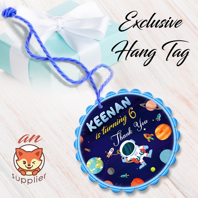 ASTRONOT 2-1 HANG TAG THANK YOU CARD ULTAH / ULANG TAHUN