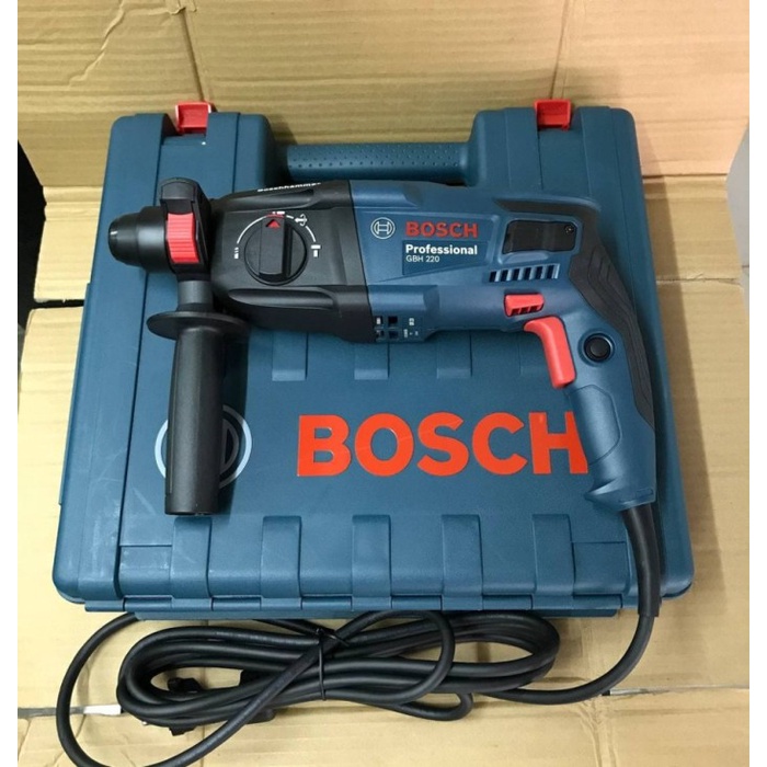BOSCH MESIN BOR BETON 3 FUNGSI ROTARY HAMMER SDS PLUS BOR LISTRIK DRIL