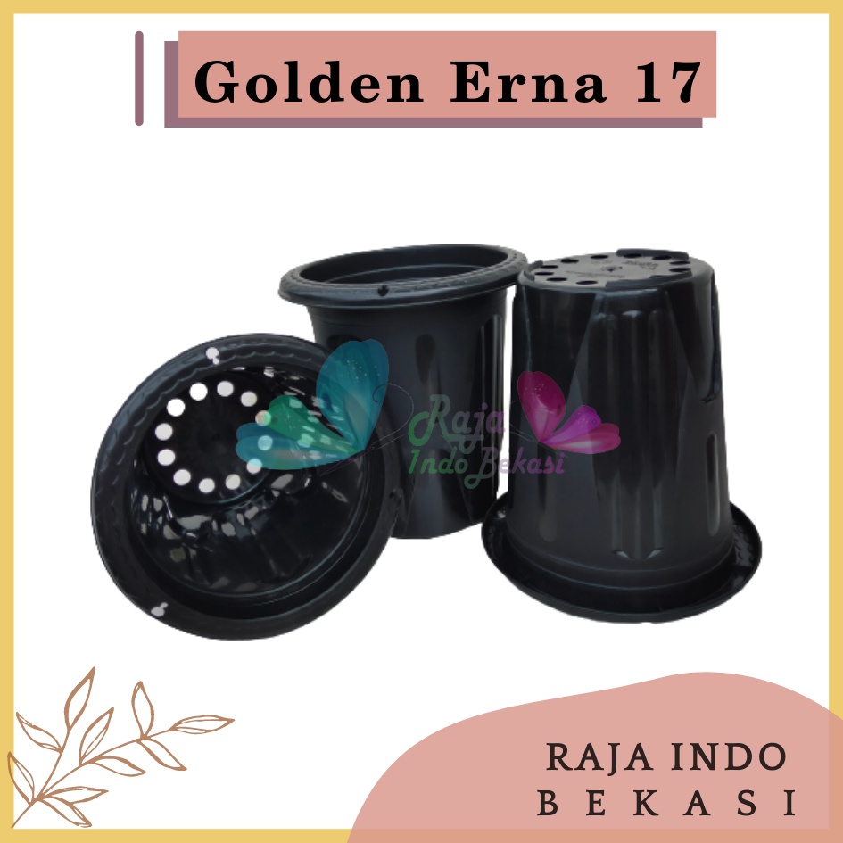 Rajaindobekasi Pot Golden Erna 17 Hitam - Pot Yogap 15 17 Murah