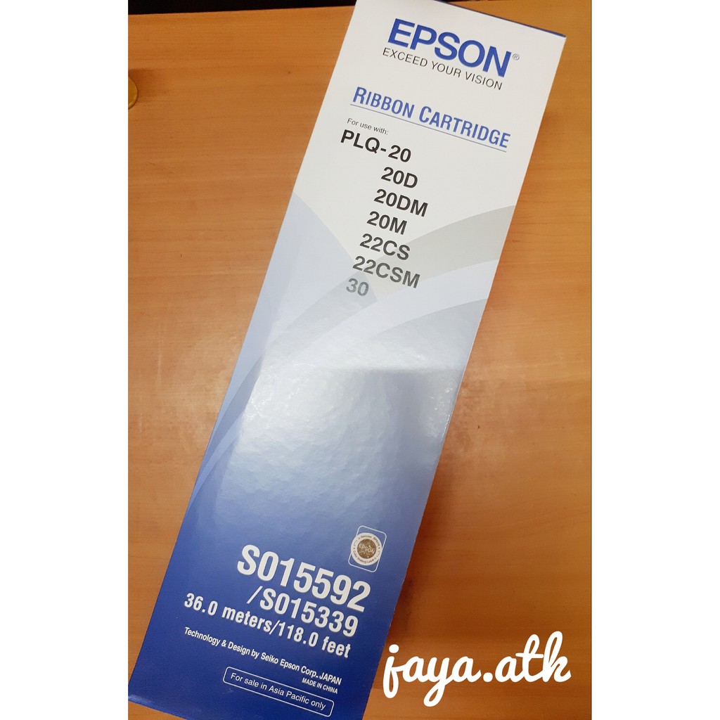 EPSON Cartridge PLQ 20 REFILL RIBBON PRINTER SO15592 / SO15339