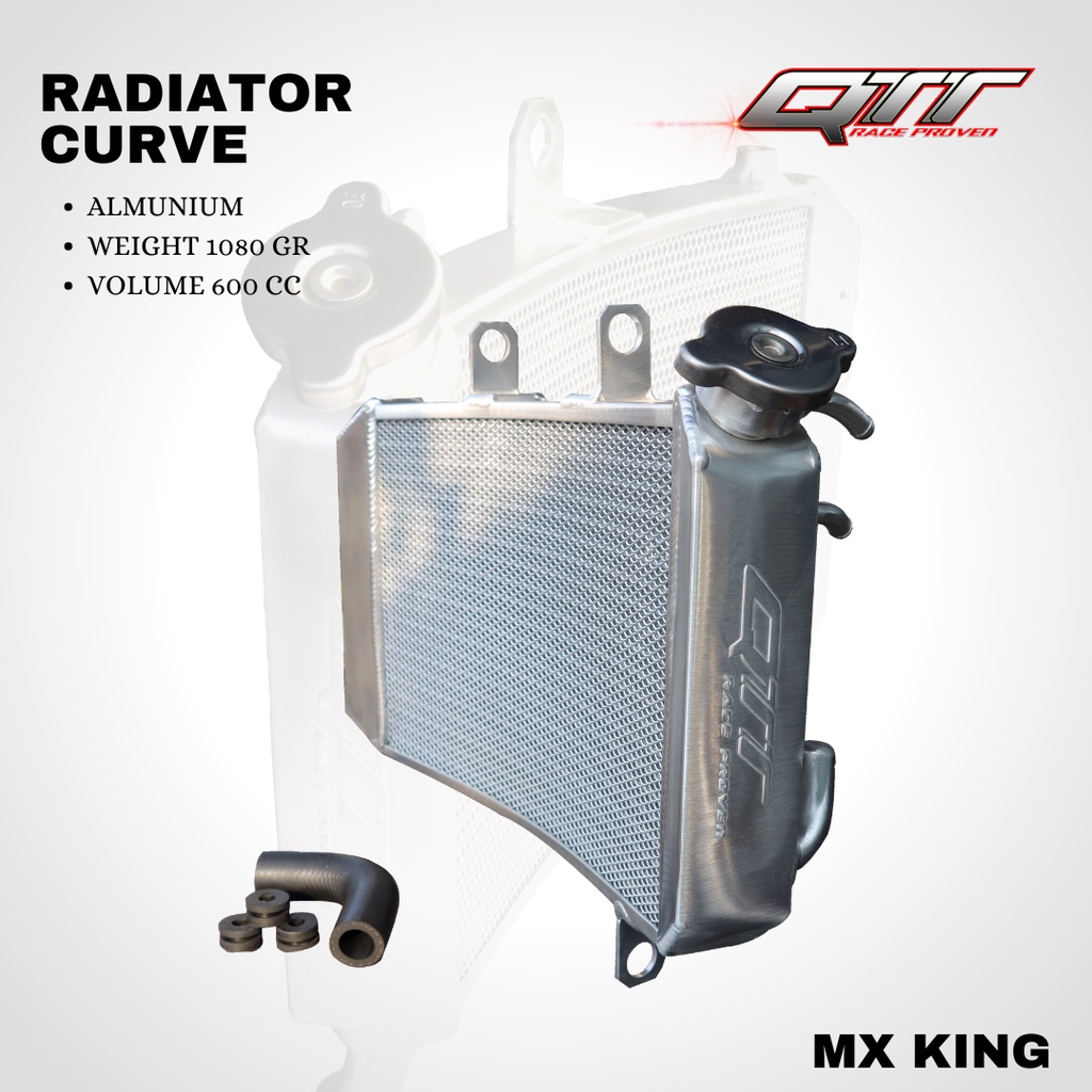 Radiator QTT MX KING exciter Curve Big Volume alumunium