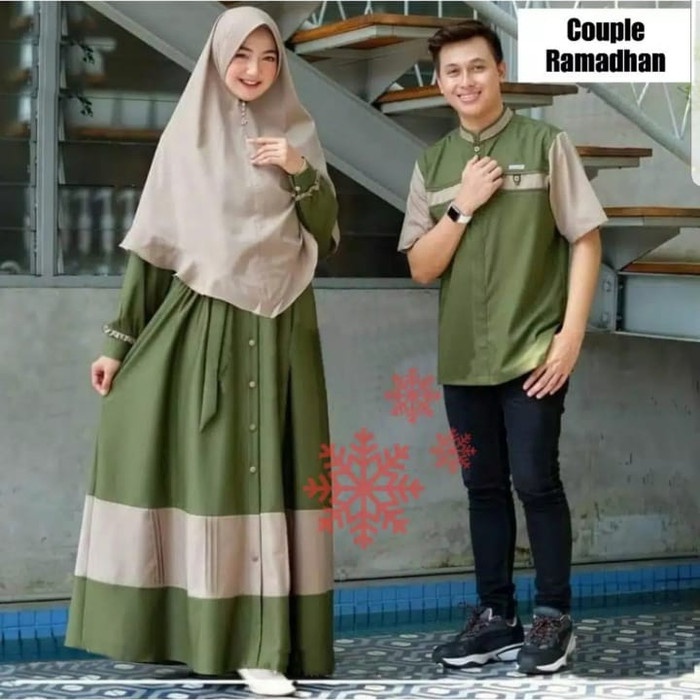 Set-Family-Muslim-Busana- Couple Ramadhan / Couple Cewek Cowok Muslim / Couple Terbaru -Busana-