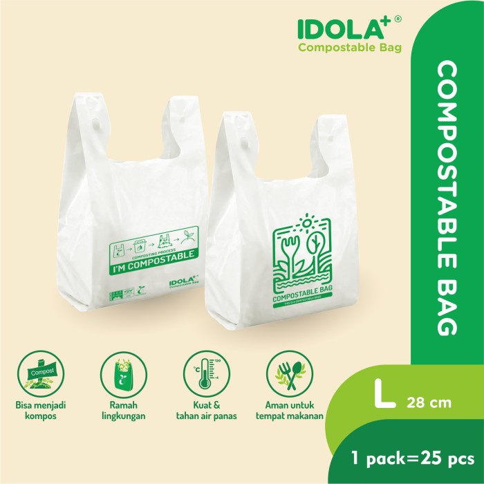 

SALE COMPOSTABLE BAG IDOLA+