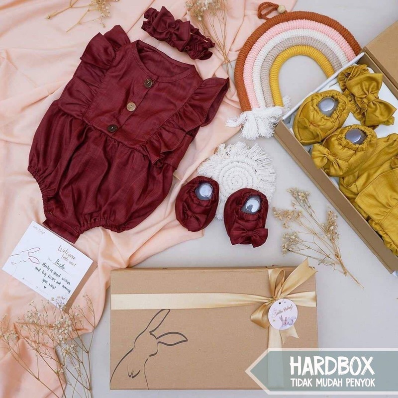 LIO040 Girls Baby Hampers 0-12 months/ Hampers bayi newborn/ Kado bayi/ baby girl gift set