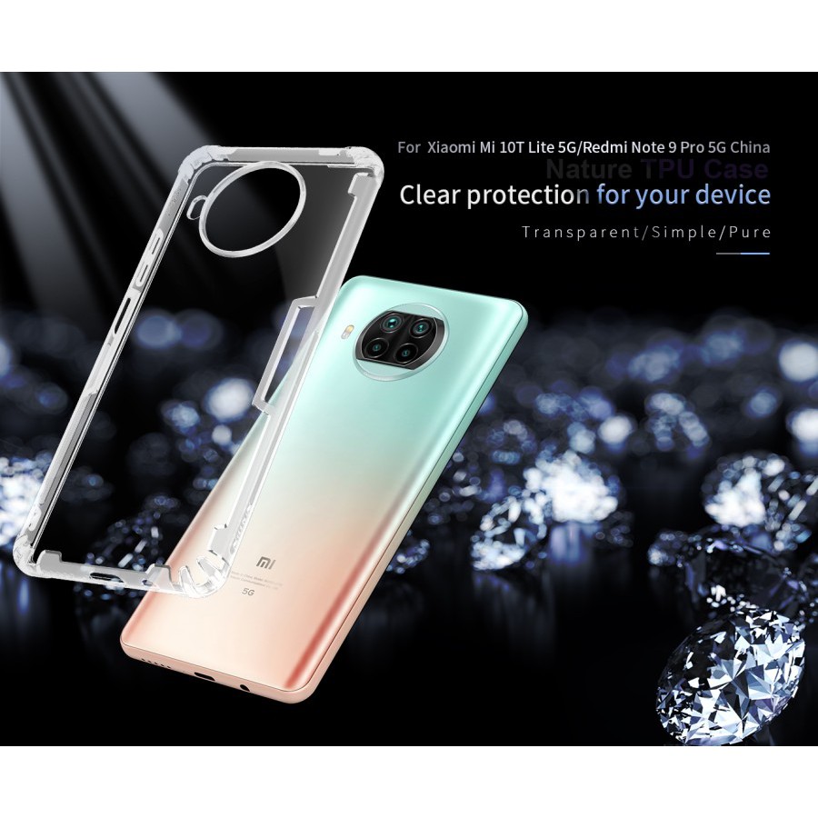 Nillkin TPU Nature Case MI 10T Lite Soft Case Casing Redmi Note 9 5G China Version Case
