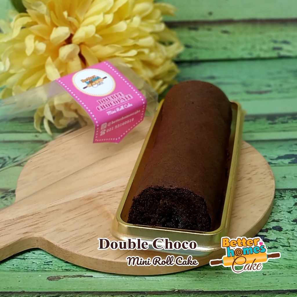 

Double Choco Mini Roll Cake / Bolu Gulung Mini