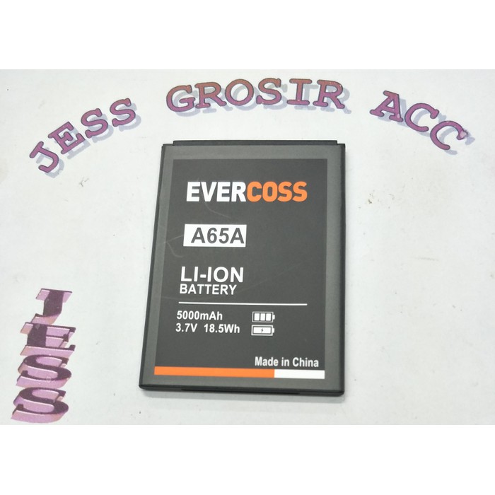 Baterai Battery Evercross Evercoss Cross A65A Double Power 5000Mah - Hitam