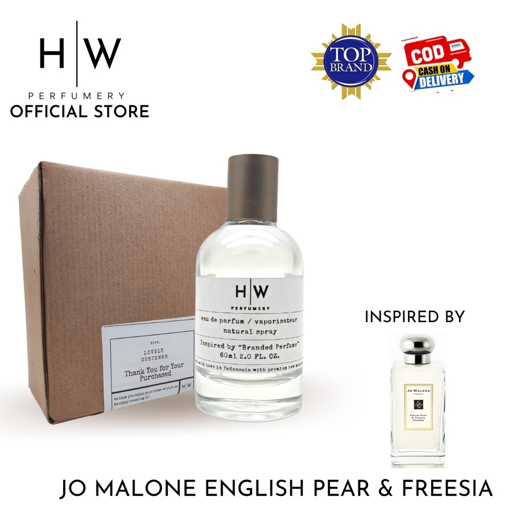 Parfum Wanita Tahan Lama Aroma Manis Segar By Hw Perfumery Inspired By Jo Malone English Pear Freesia Senilai Rp14 900