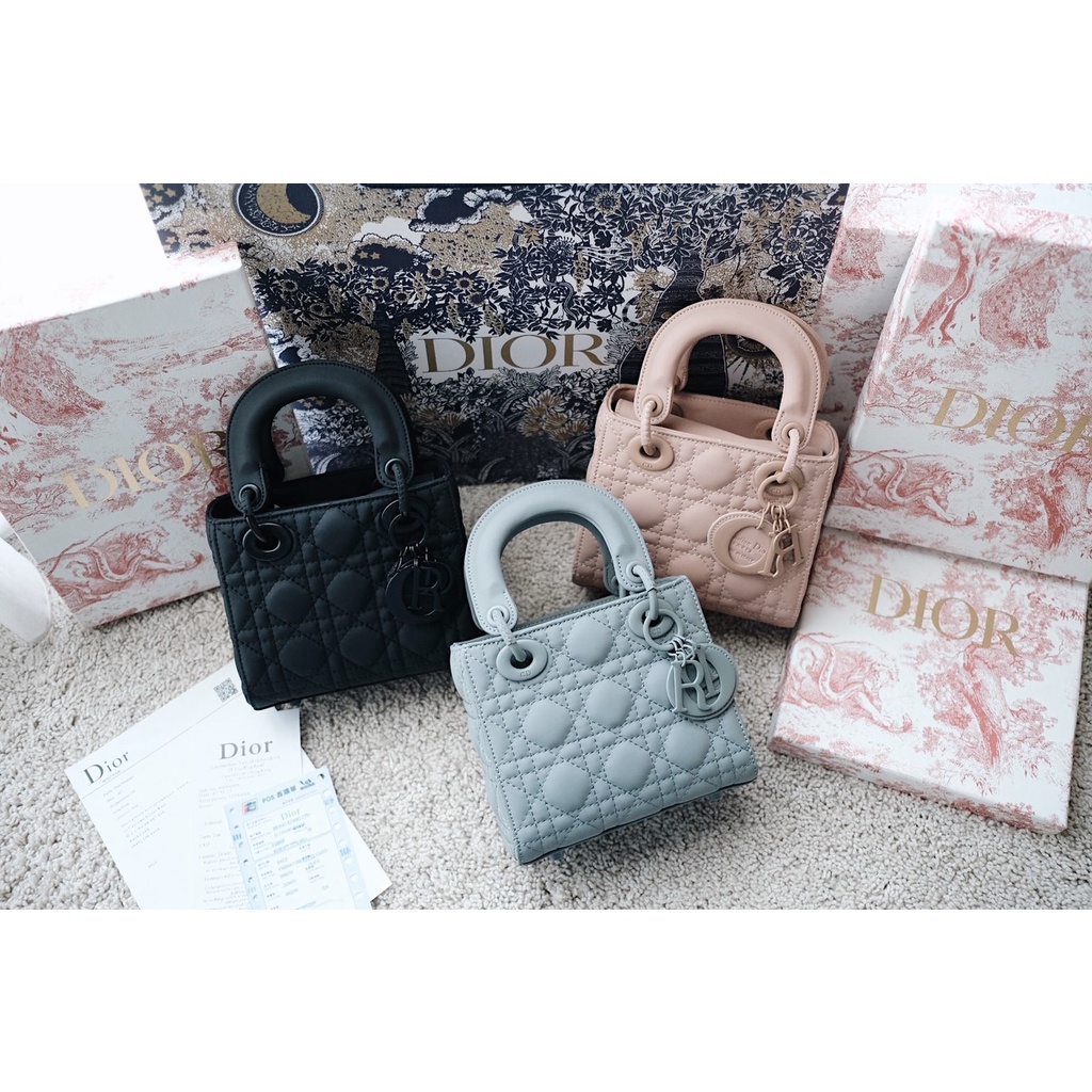 Lady Dior Mini Ultramatte Bag