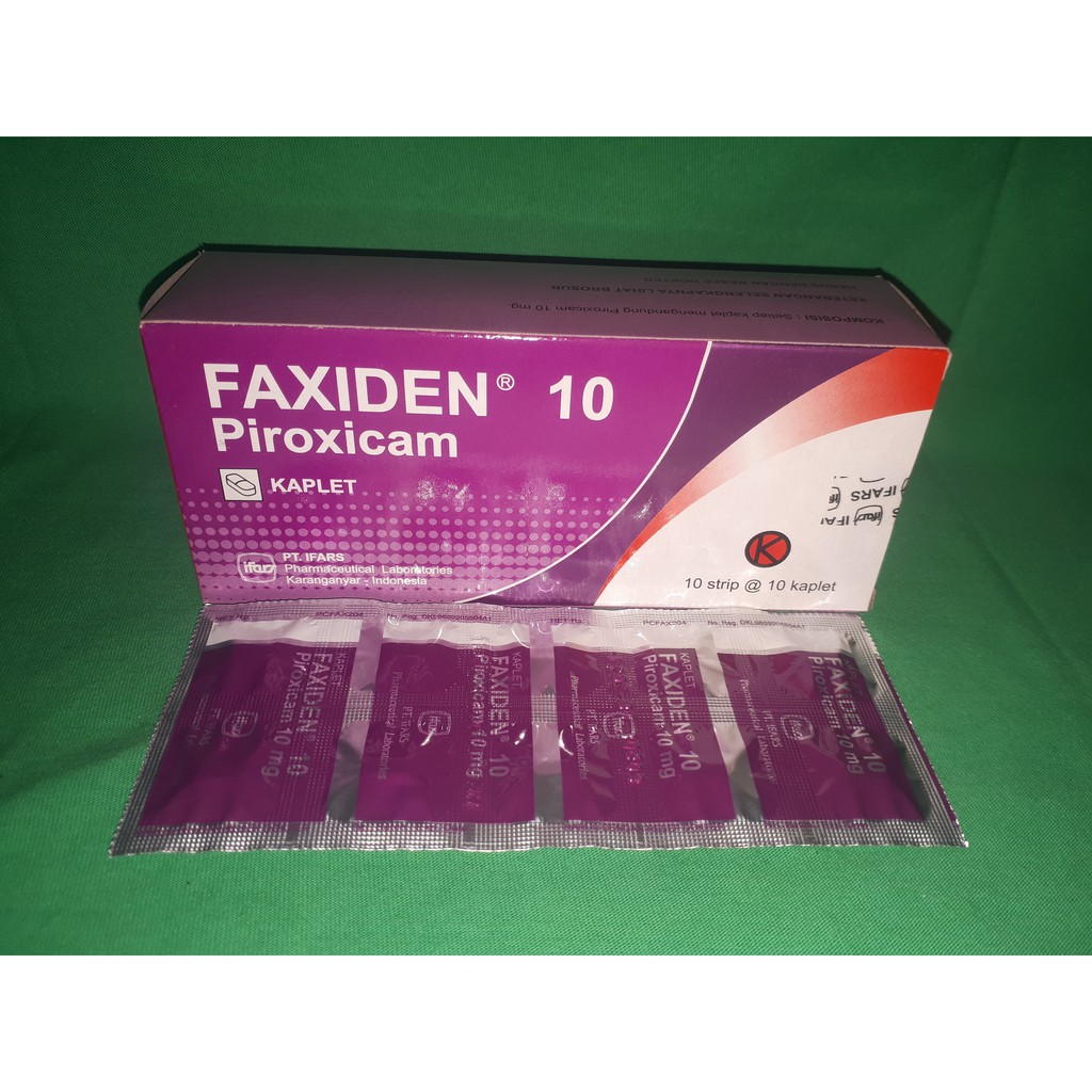 Faxiden piroxicam 10 mg obat apa