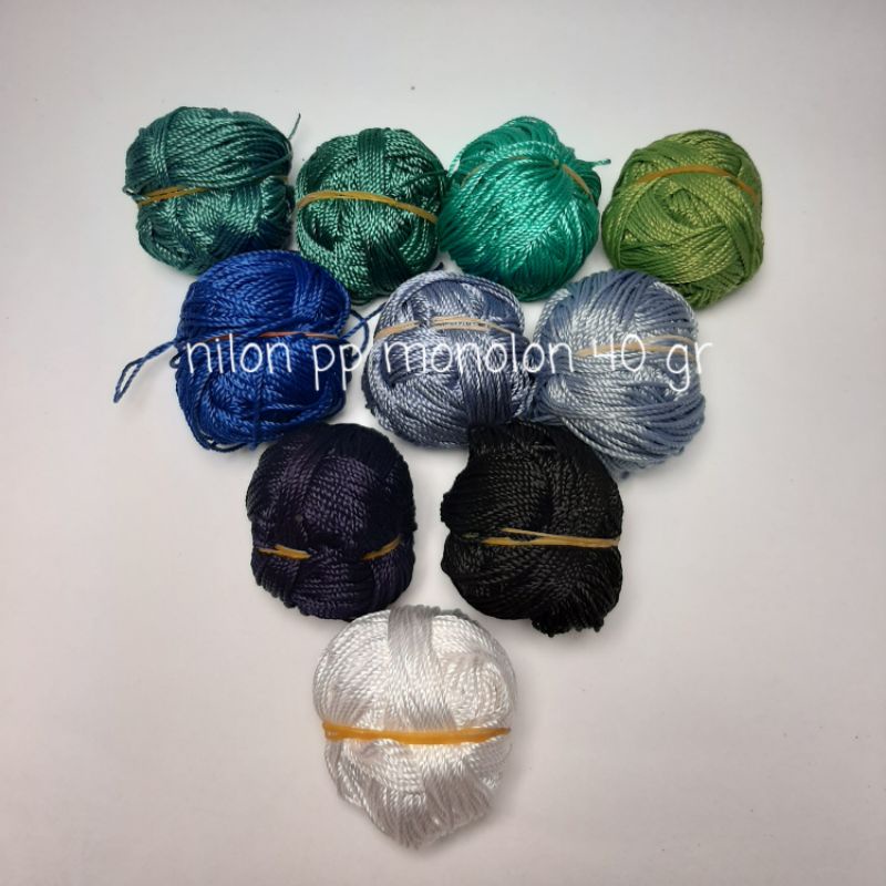 Benang Rajut Nilon PP monolon d27 - 40gr