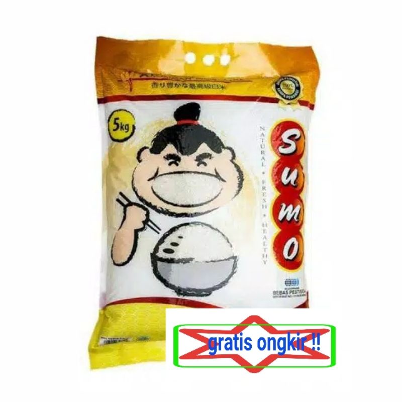 

Beras Sumo 5kg kemasan kuning