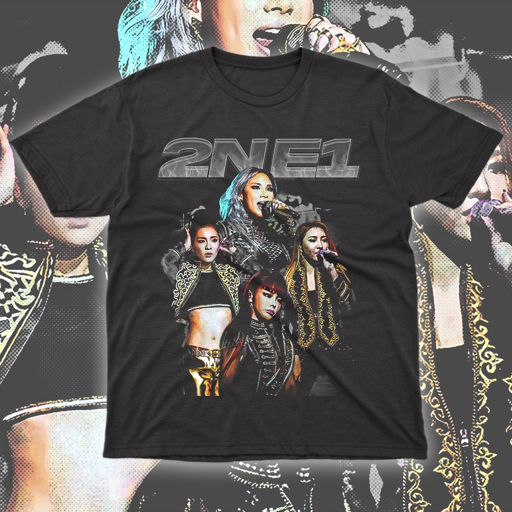 KAOS KPOP 2NE1 I 2NE1 T-SHIRT I KPOP T-SHIRT OVERSIZE - BIGSIZE - UPSIZE