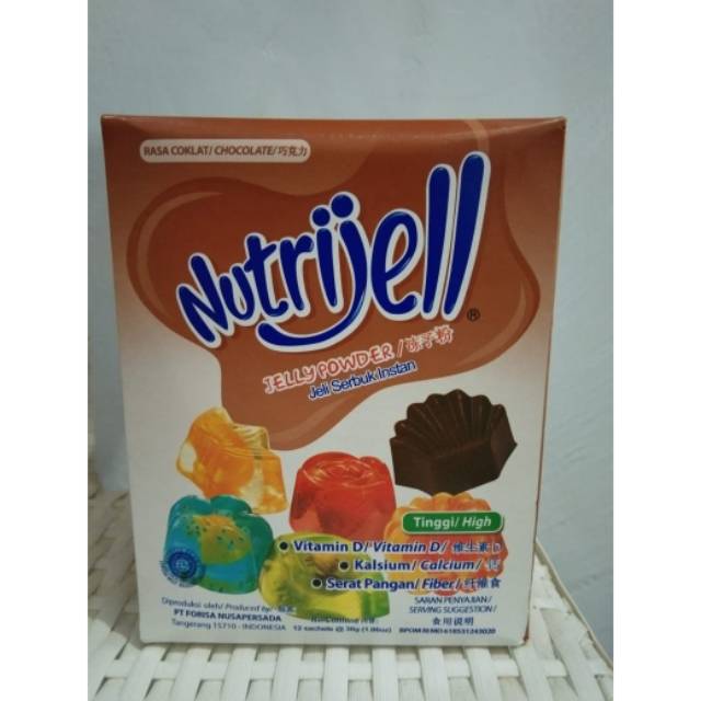 

Nutrijell Rasa Coklat 30gr