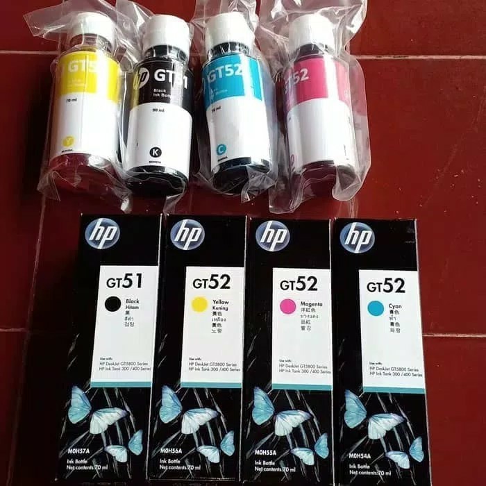 Tinta HP GT51 GT52 Ink Printer (L9U63A) (M2Q28A) Harga Promo | Shopee