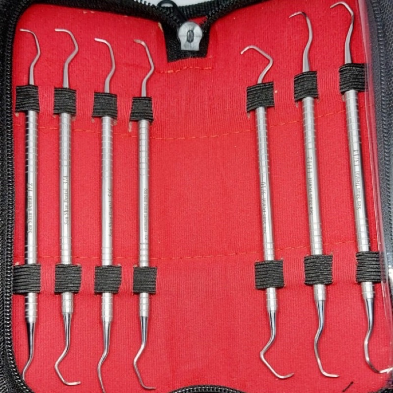 Dental gracey currete isi 7 assorted sen shan Kuret Curet gracey Dental currete Gracey Set isi 7 pie