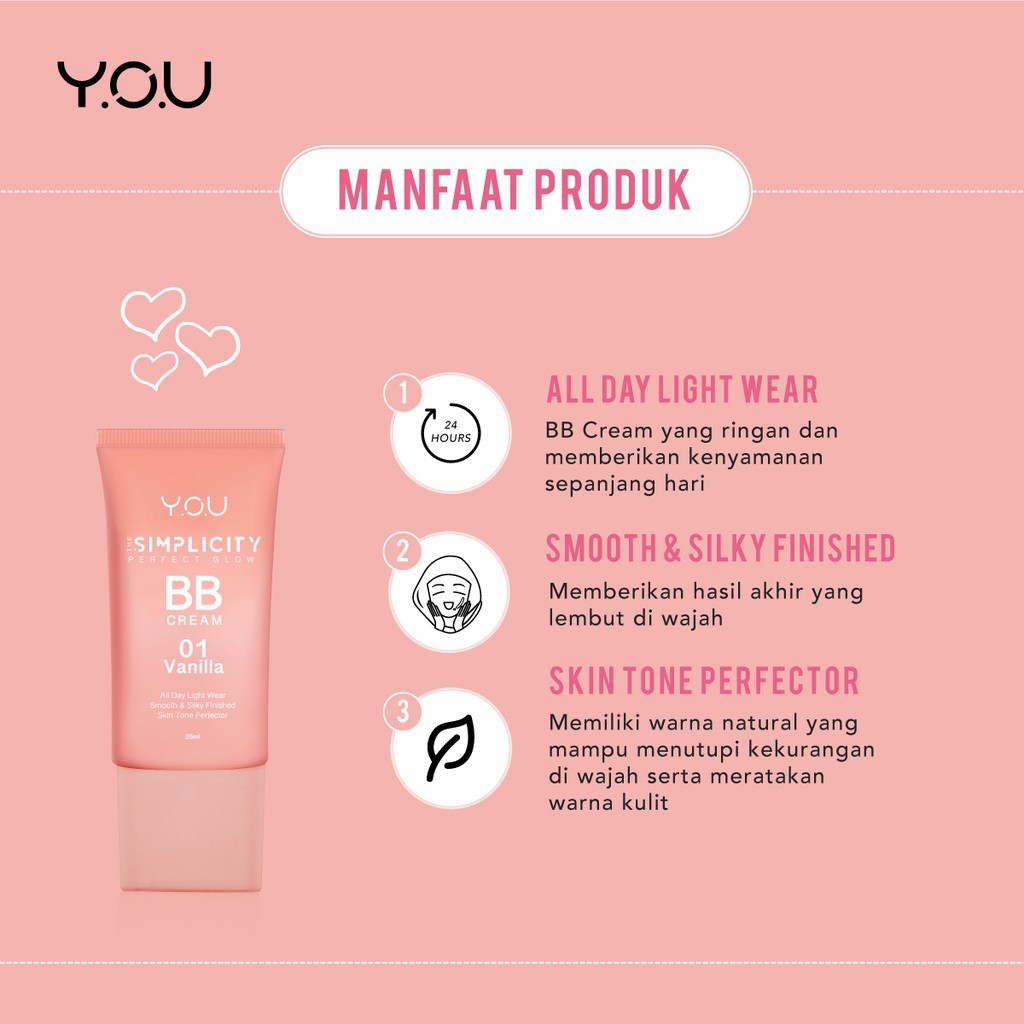 The Simplicity Perfect Glow BB Cream by YOU Makeups / Y.O.U VH