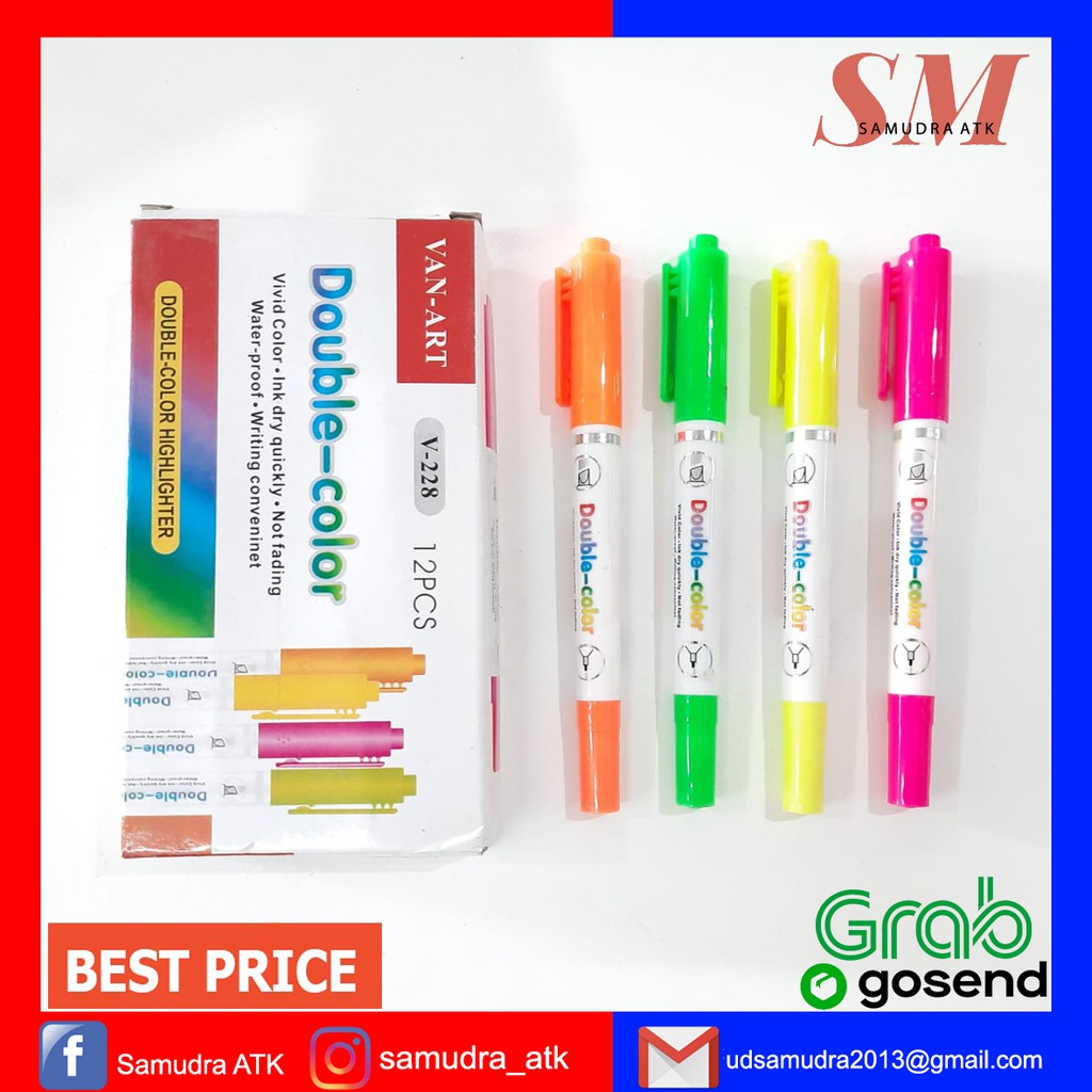 

HIGHLIGHTER DOUBLE SIDE V-ARTH-samudra.atk