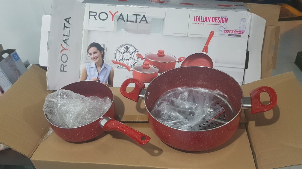 Panci Set Ceramic Dessini 5pc Matang Merata Pm-9982